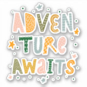 アドベンチャー待ち シール (正面)