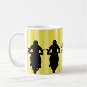 アドベンチャー待ち：バイクライダーアウトドアスポーツ コーヒーマグカップ (左)