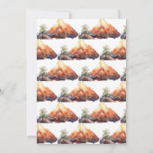 アドベンチャー待ち |山素朴山 |赤ちゃんシャワー 招待状 (裏面)