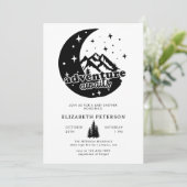 アドベンチャー待ち |山素朴山 |赤ちゃんシャワー 招待状 (スタンド正面)