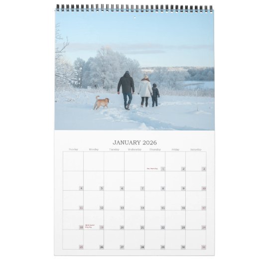 アドベンチャー待ち | 旅行感動的写真 カレンダー (1月 2026)