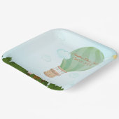 アドベンチャー待ち | 熱気球ベビーシャワー ペーパープレート (傾斜あり)