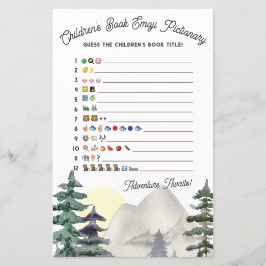 アドベンチャー待ち!絵文字の赤ちゃんシャワーゲーム (正面)