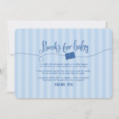 "アドベンチャー待ち"航空ベビーシャワー招待状 招待状 (裏面)