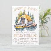 アドベンチャー待て!キャンピングカヌーブライダルシャワー 招待状 (スタンド正面)