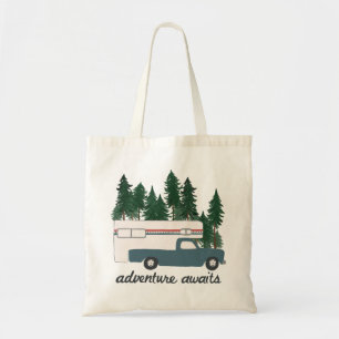 アドベンチャー待て!トラックキャンパーバンライフRVing トートバッグ
