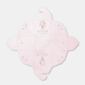 アドベンチャー待て!ピンクのホットエアバルーン赤ちゃんシャワー フェイバーボックス (折り畳みなし)