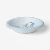 アドベンチャー待て！ブルーホットエアバルーン赤ちゃんシャワー ペーパーボウル (傾斜あり)