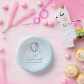 アドベンチャー待て！ブルーホットエアバルーン赤ちゃんシャワー ペーパーボウル (パーティー)