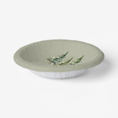 アドベンチャー待て!冬の松の木の赤ちゃんシャワー ペーパーボウル (傾斜あり)