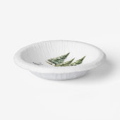 アドベンチャー待て!冬の松の木の赤ちゃんシャワー ペーパーボウル (傾斜あり)