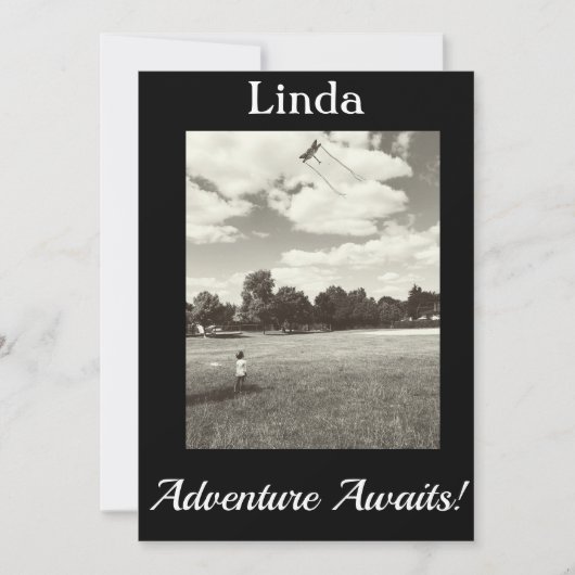 アドベンチャー待て!退職後のインスピレーション未来 カード (正面)