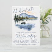 アドベンチャー待て!魚釣り、山ブライダルシャワー 招待状 (スタンド正面)