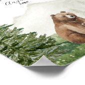 アドベンチャー待男女兼用ち赤ちゃんシャワー歓迎 ポスター (角)