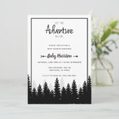 アドベンチャー招待状ベビーシャワーベビーシャワーツリー 招待状 (スタンド正面)