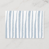 アドベンチャー白航海の赤ちゃんシャワーおむつラッフル エンクロージャーカード (裏面)