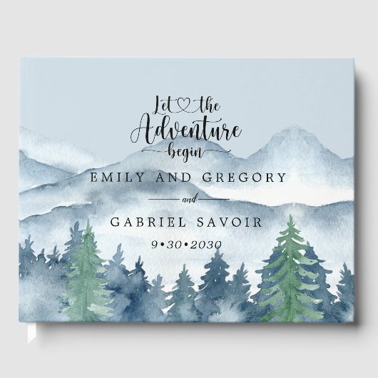 アドベンチャー素朴はフォレ結婚ストのゲストブック ゲストブック (正面)