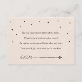 アドベンチャー素朴テーマのブックリクエスト挿入カード エンクロージャーカード