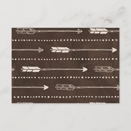 アドベンチャー素朴テーマのブックリクエスト挿入カード エンクロージャーカード (裏面)