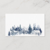 アドベンチャー素朴フォレストモンテーションウォーターカラーベビー エンクロージャーカード (裏面)