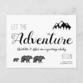 アドベンチャー素朴歩くウッドランドが妊娠を支える 案内ポストカード (正面)