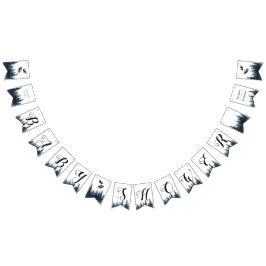 アドベンチャー素朴男の赤ちゃんバビシャワー バンティングフラッグ