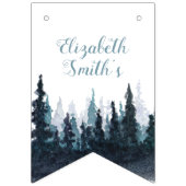 アドベンチャー素朴男の赤ちゃんバビシャワー バンティングフラッグ (第2の旗)