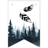 アドベンチャー素朴男の赤ちゃんバビシャワー バンティングフラッグ (第1の旗)