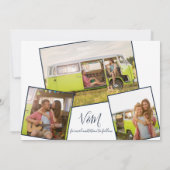 アドベンチャー結婚の写真日付を保存する招待状 招待状 (裏面)