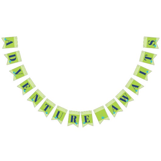 アドベンチャー航海のがキュートなクジラの赤ちゃんシャワーを待ち望む バンティングフラッグ (全)