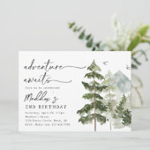 アドベンチャー誕生日招待状 |アドベンチャーパーティー 招待状 (スタンド正面)