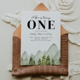 アドベンチャー誕生日招待状 |山岳誕生日 招待状