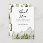 アドベンチャー誕生日 サンキューカード (正面/裏面)