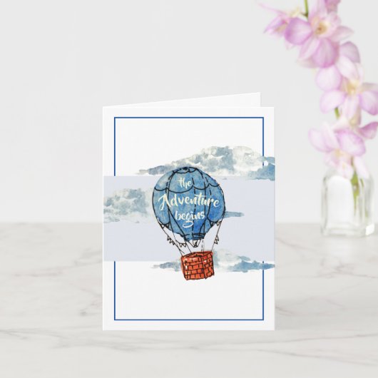 アドベンチャー開始おめでとうグリーティングカード カード (蘭)