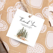 アドベンチャー開始ウッドランド動物の赤ちゃんシャワー広場 フェイバータグ