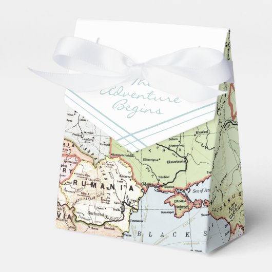 アドベンチャー開始パーティーシャワートラベルワールドマップ フェイバーボックス (正面サイド)