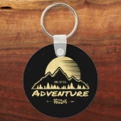 アドベンチャー開始ボタンKeychain キーホルダー (正面)