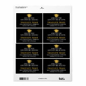 アドベンチャー開始 – 卒業写真差出人住所 ラベル (フルシート)