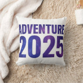 アドベンチャー2025銀河系タイポグラフィデザイン クッション (ブランケット)