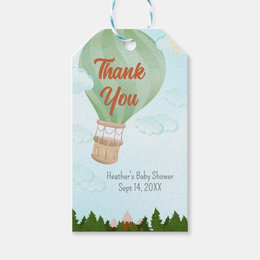 アドベンチャー・ウェイティング・バルーン ギフトタグ (正面)