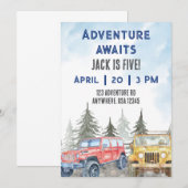 アドベンチャー・ウェイティング 招待状 (正面/裏面)