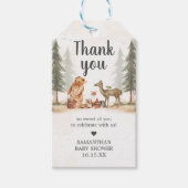 アドベンチャー・ウッドランドベイビーシャワーフェルトタグ ギフトタグ (正面)