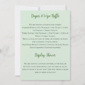 アドベンチャー・ウッドランドベイビーシャワー 招待状 (裏面)