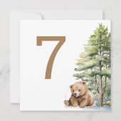 アドベンチャー・ウッドランド・テディベア テーブルナンバー (正面)