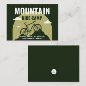 アドベンチャー・サイクリング マウンテン フラット ノート カード (正面/裏面)