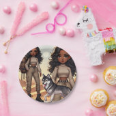 アドベンチャー&スタイルウルフ ペーパープレート (パーティー)