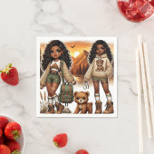 アドベンチャー&スタイルハイキング スタンダードカクテルナプキン (インサイチュ)