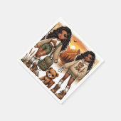 アドベンチャー&スタイルハイキング スタンダードカクテルナプキン (角)