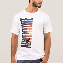 アドベンチャー ハイキング ドッグ ナチュラルTシャツ Tシャツ