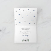 アドベンチャー・フォールド・サンキューカード・ブラック・ベア・ネービー サンキューカード (内部)